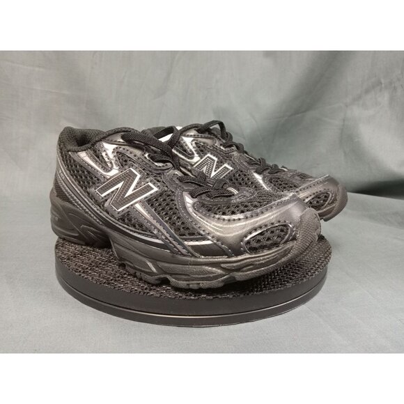 New Balance 740 Bungee Lace Sneakers PZ740BM Black Grey Kids Size 1 NEW NO BOX! - Picture 10 of 11